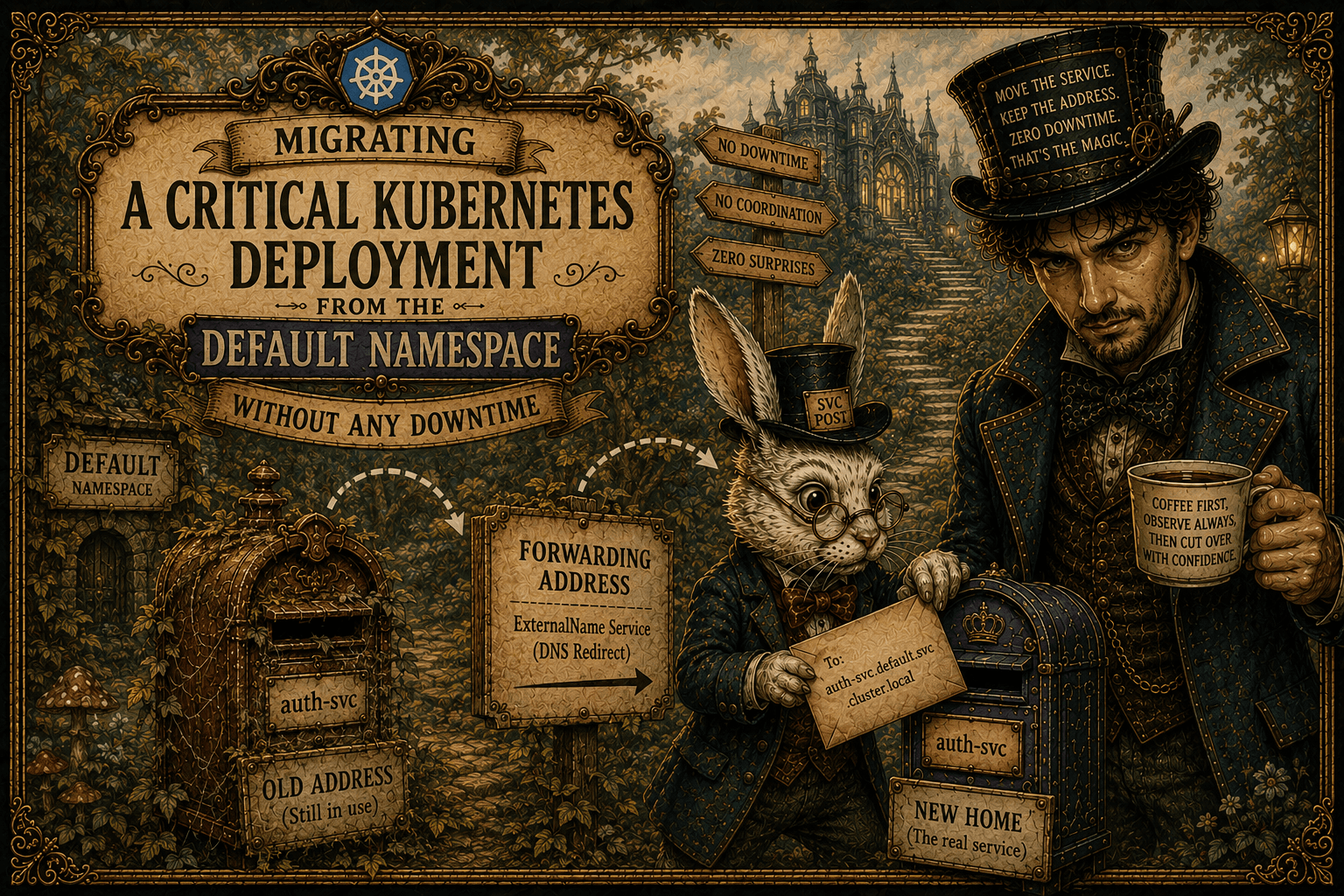 Migrating A Critical Kubernetes Deployment From The Default Namespace Without Any Downtime